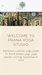 Mobile Screenshot of pranayogastudio.ca
