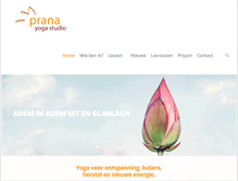 Tablet Screenshot of pranayogastudio.nl